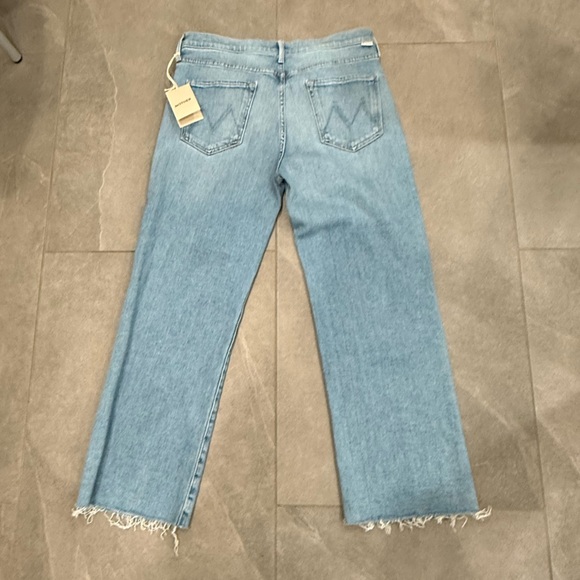 NEW MOTHER the kick it ankle fray jeans in can you dig it! Size 31 retail $248 - Picture 7 of 12